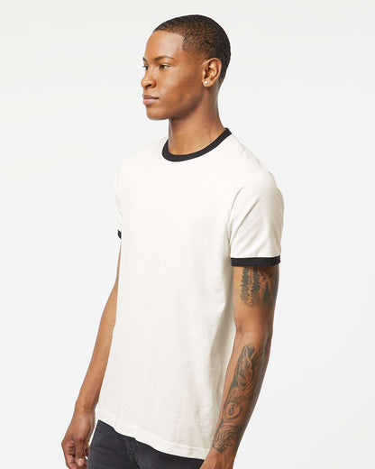 Unisex Fine Jersey Ringer T-Shirt