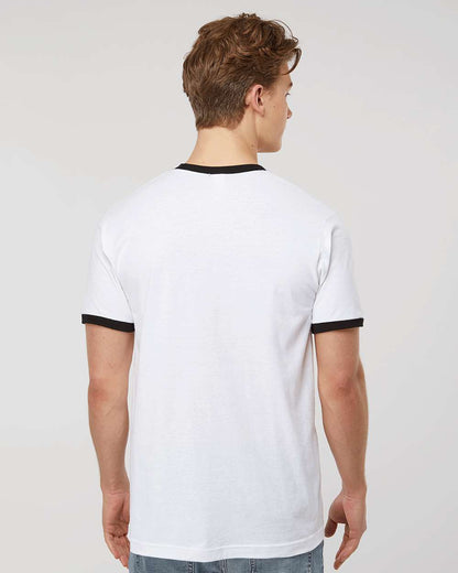 Unisex Fine Jersey Ringer T-Shirt