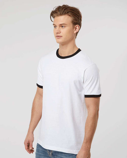 Unisex Fine Jersey Ringer T-Shirt