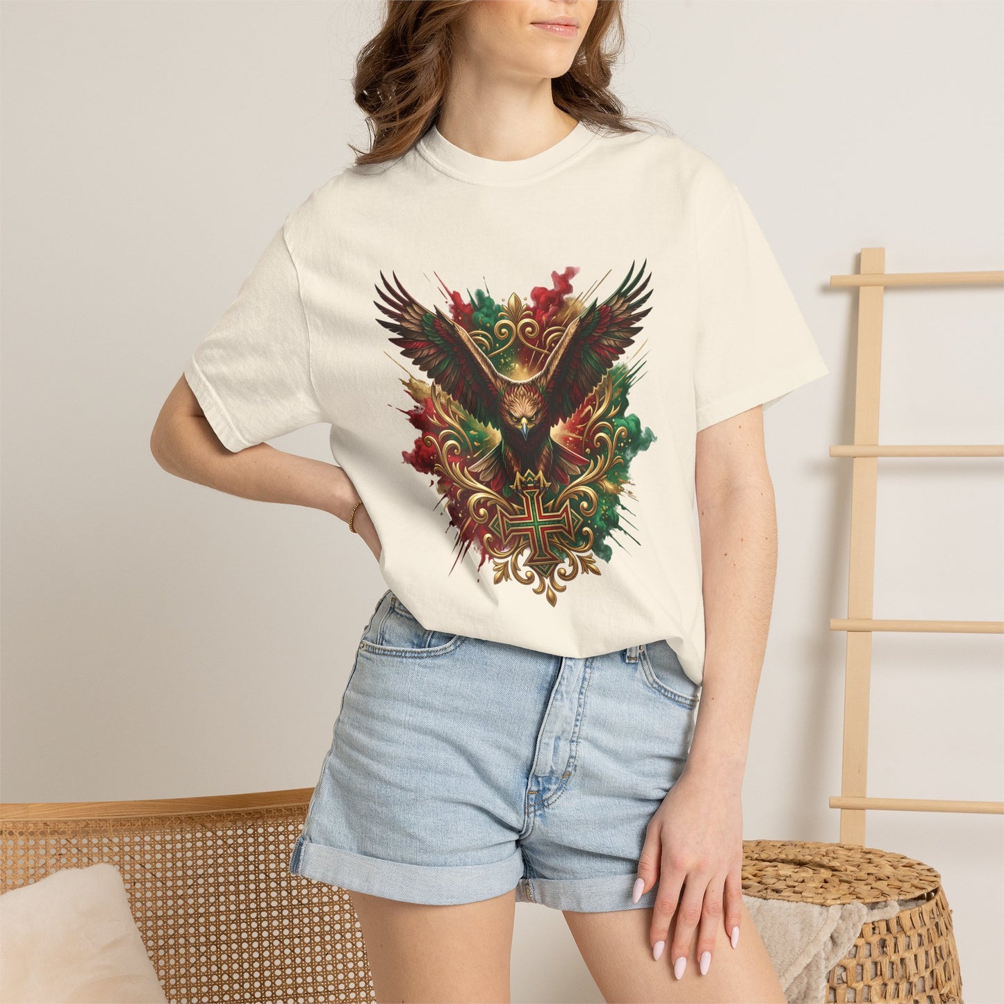 Portugal Football 'Espírito de Vitória' Sovereign Crest | Premium Graphic Tee