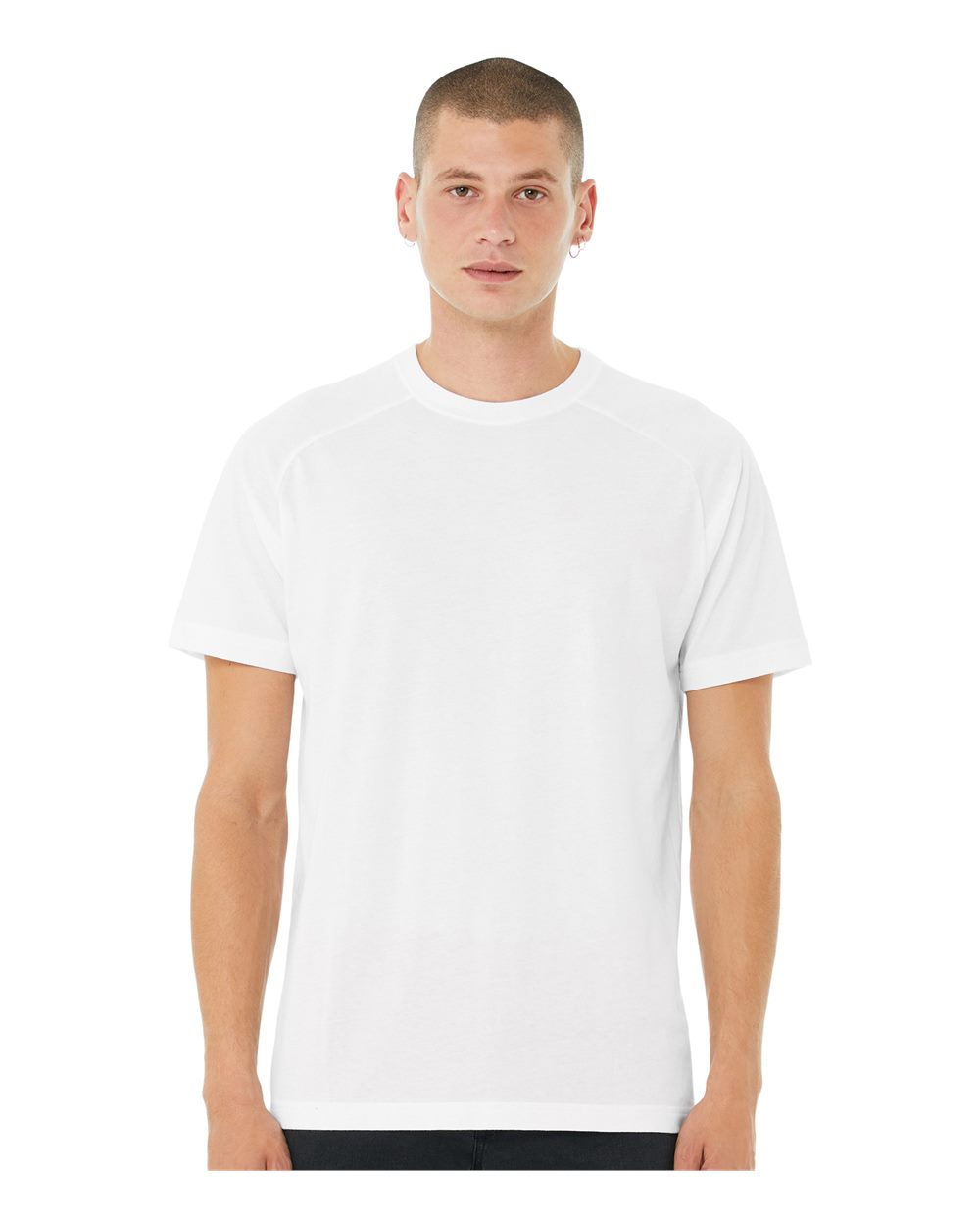 Men's Heather CVC Raglan Tee