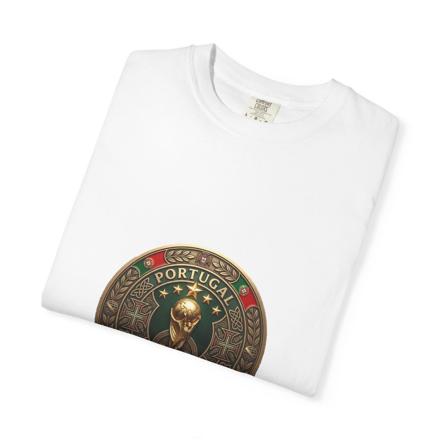 Portugal Football World Cup 2026 'Medalha de Honra' Round Medallion | Premium Graphic Tee