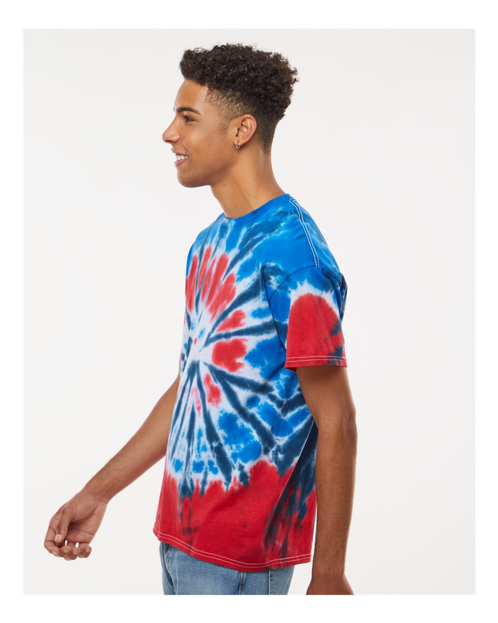 Unisex Multi-Color Tie-Dyed T-Shirt