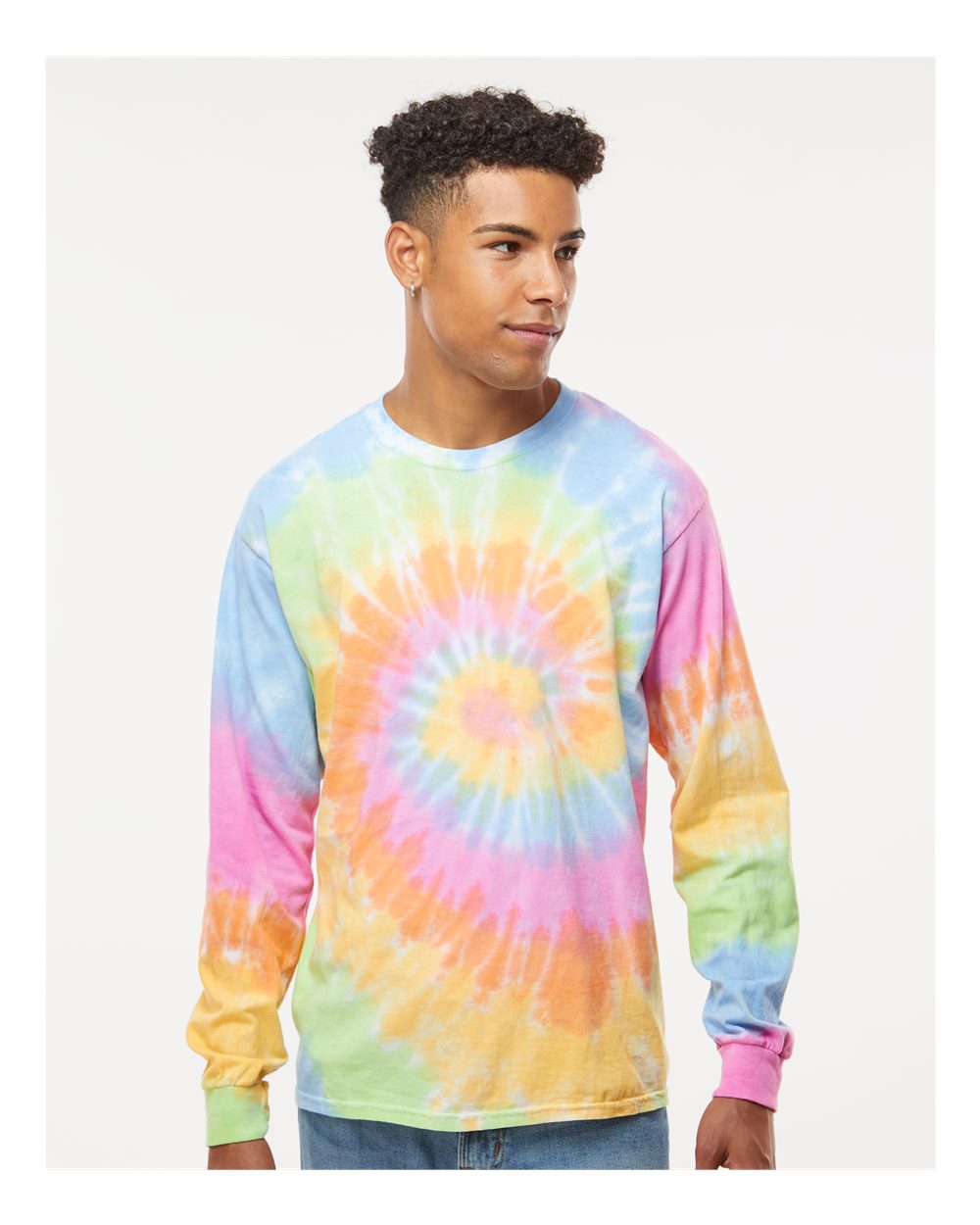 Unisex Tie-Dyed Long Sleeve T-Shirt