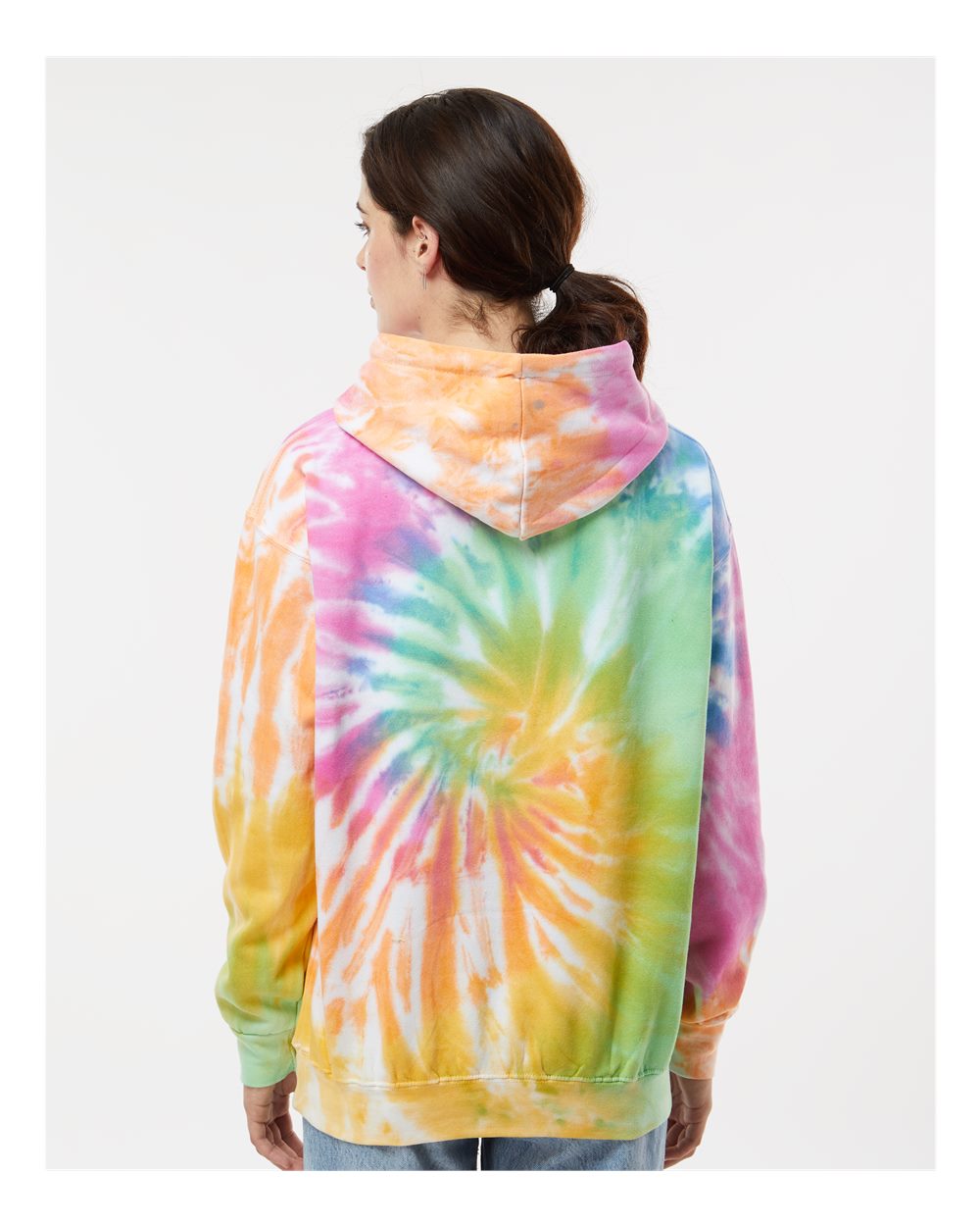 Unisex Tie-Dyed Hooded Sweatshirt