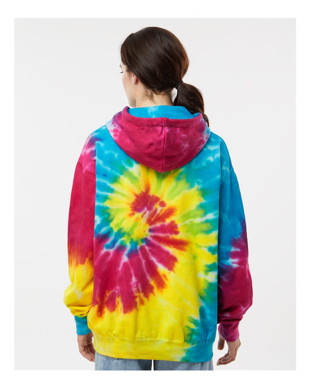 Unisex Tie-Dyed Hooded Sweatshirt
