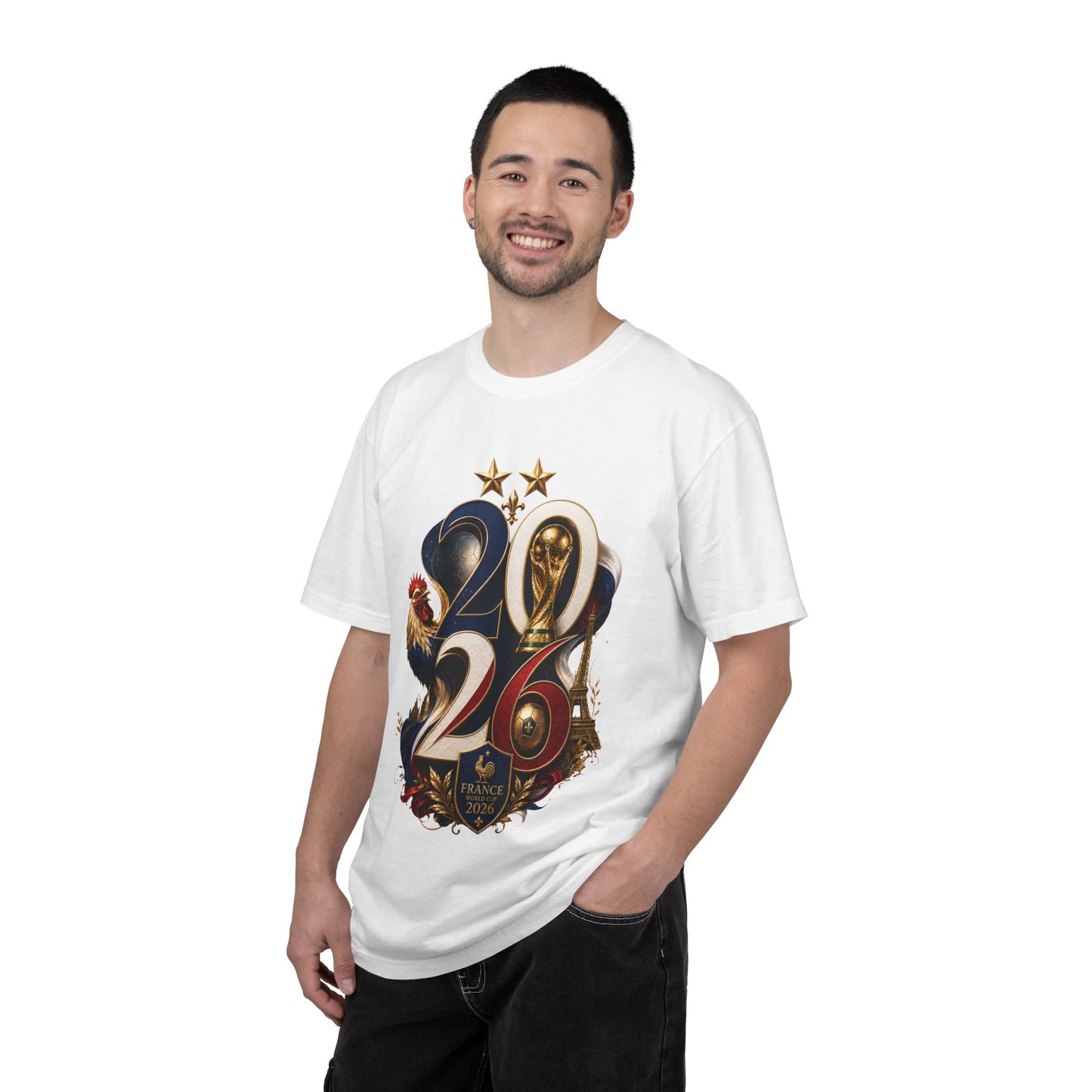 France World Cup 2026 Baroque Monogram – Gallic Glory | Premium Graphic Tee