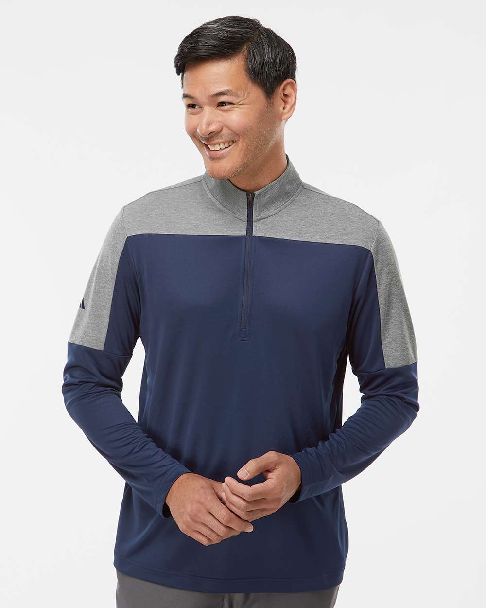 Men's Ultimate365 Lightweight Colorblocked Quarter-Zip Pullover