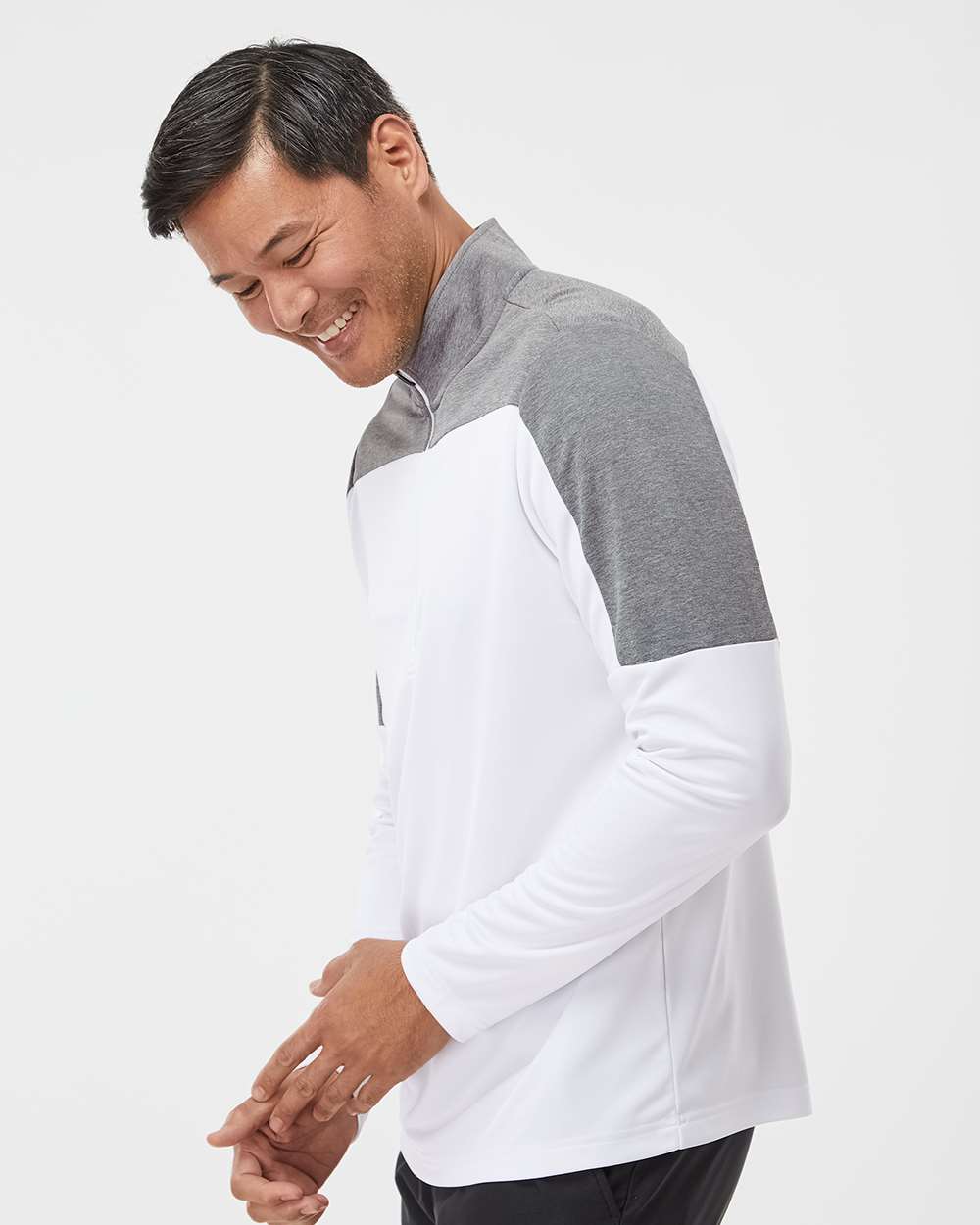 Men's Ultimate365 Lightweight Colorblocked Quarter-Zip Pullover