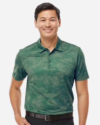Men's All Over Camo Print Polo