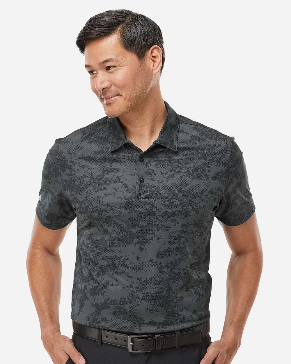 Men's All Over Camo Print Polo