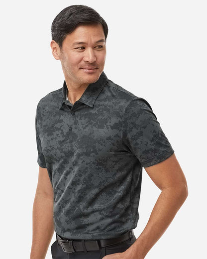 Men's All Over Camo Print Polo