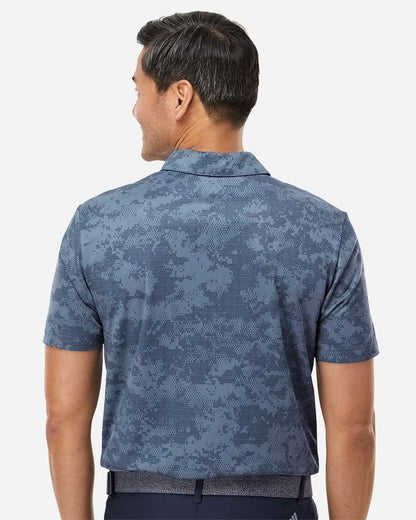Men's All Over Camo Print Polo