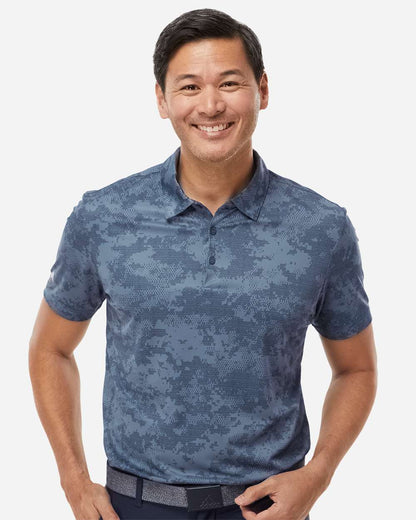 Men's All Over Camo Print Polo