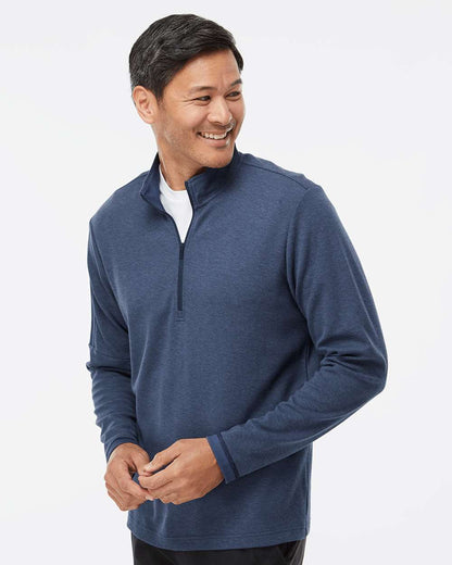 Men's 3-Stripes Quarter-Zip Sweater Pullover