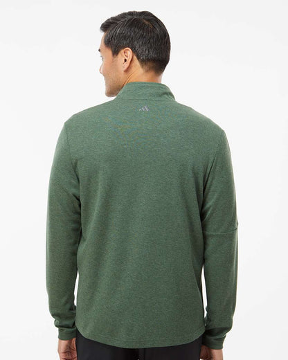 Men's 3-Stripes Quarter-Zip Sweater Pullover