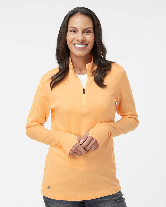 Women's 3-Stripes Quarter-Zip Sweater Pullover