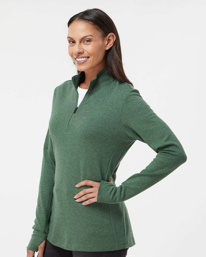 Women's 3-Stripes Quarter-Zip Sweater Pullover