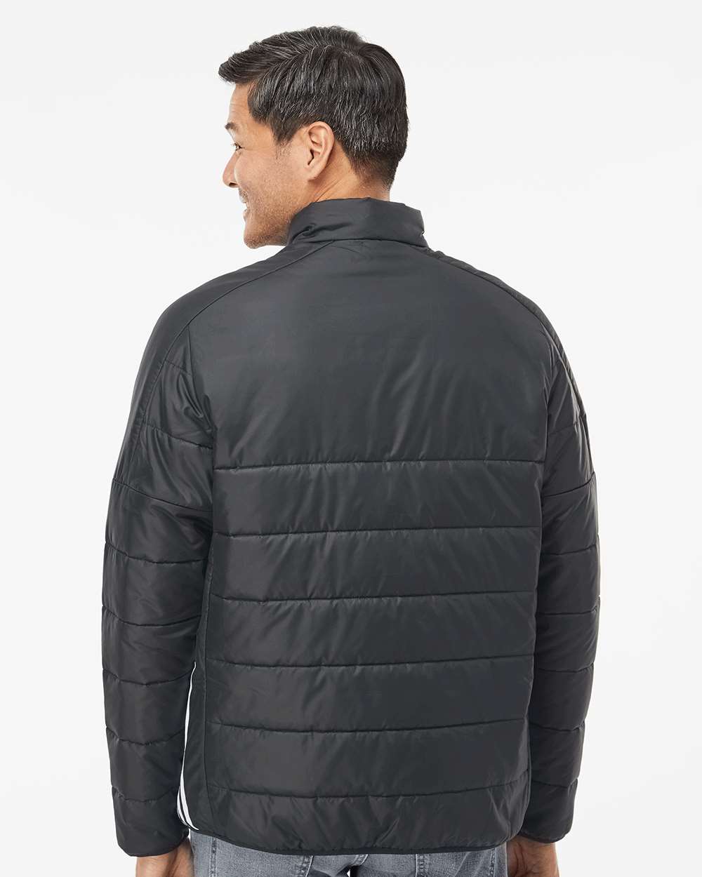 Men's 3-Stripes Puffer Full-Zip Jacket