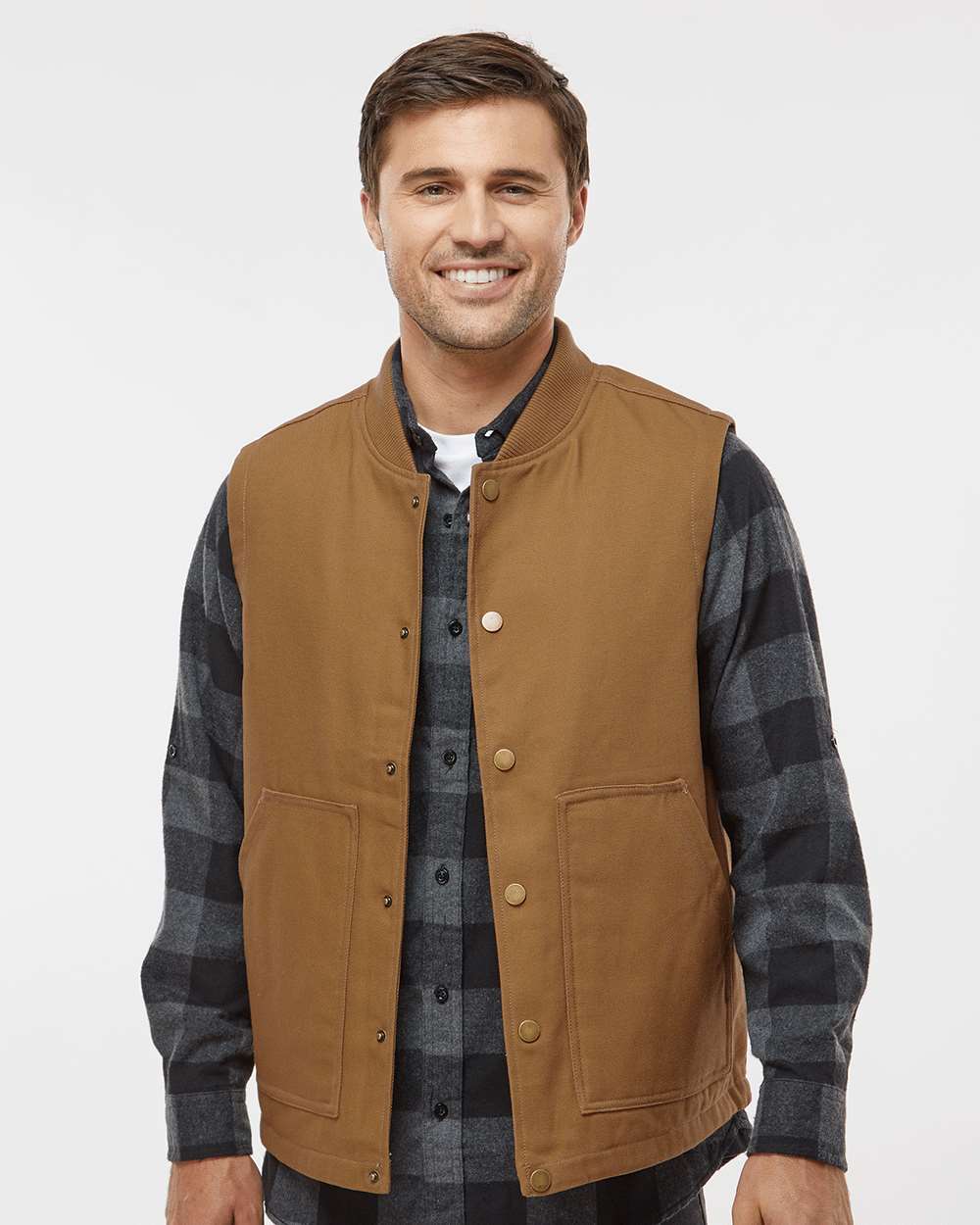 Men's Insulated Canvas Workwear Vest
