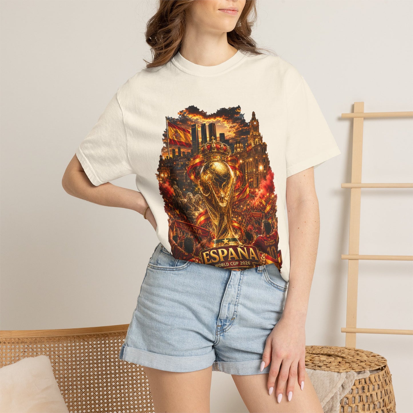 Spain Football World Cup 2026 'Triunfo de Cibeles' Ultimate Fan Celebration | Premium Graphic Tee