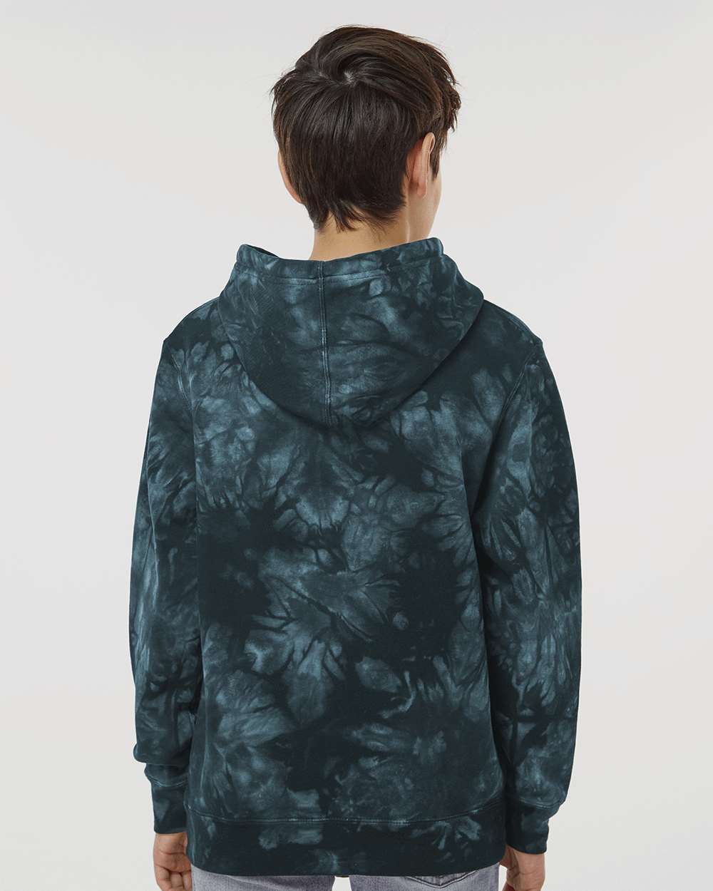 Youth Midweight Tie-Dyed Hooded Sweatshirt