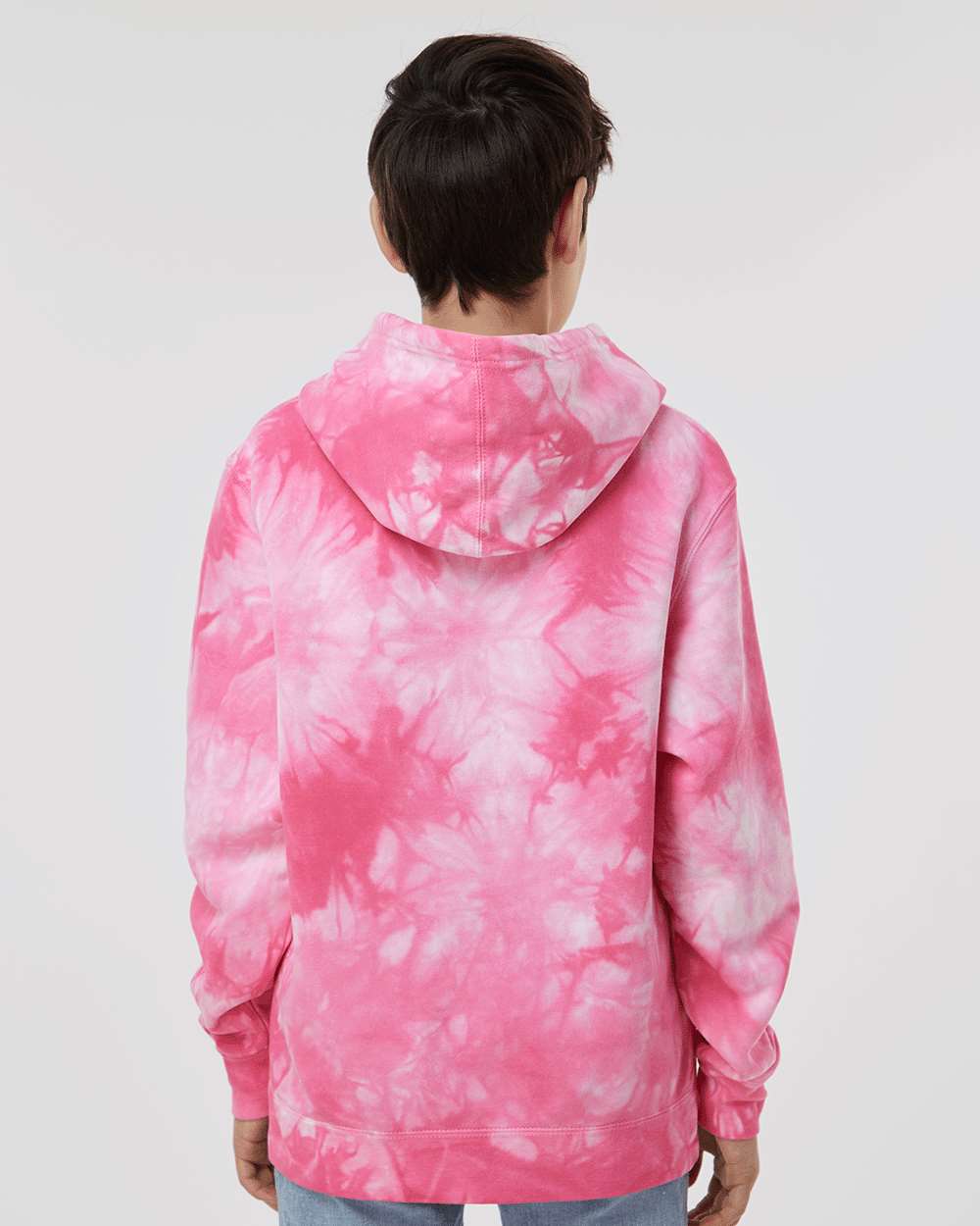 Youth Midweight Tie-Dyed Hooded Sweatshirt