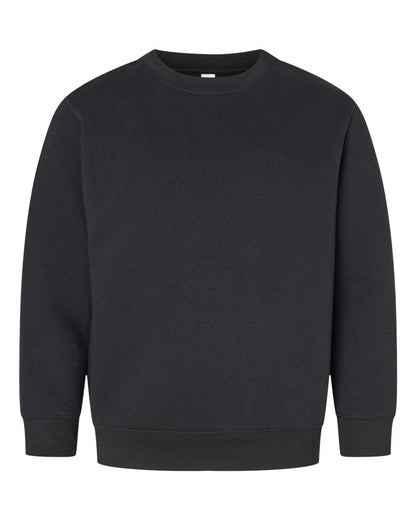 LAT 2225 Youth Elevated Fleece Crewneck Sweatshirt