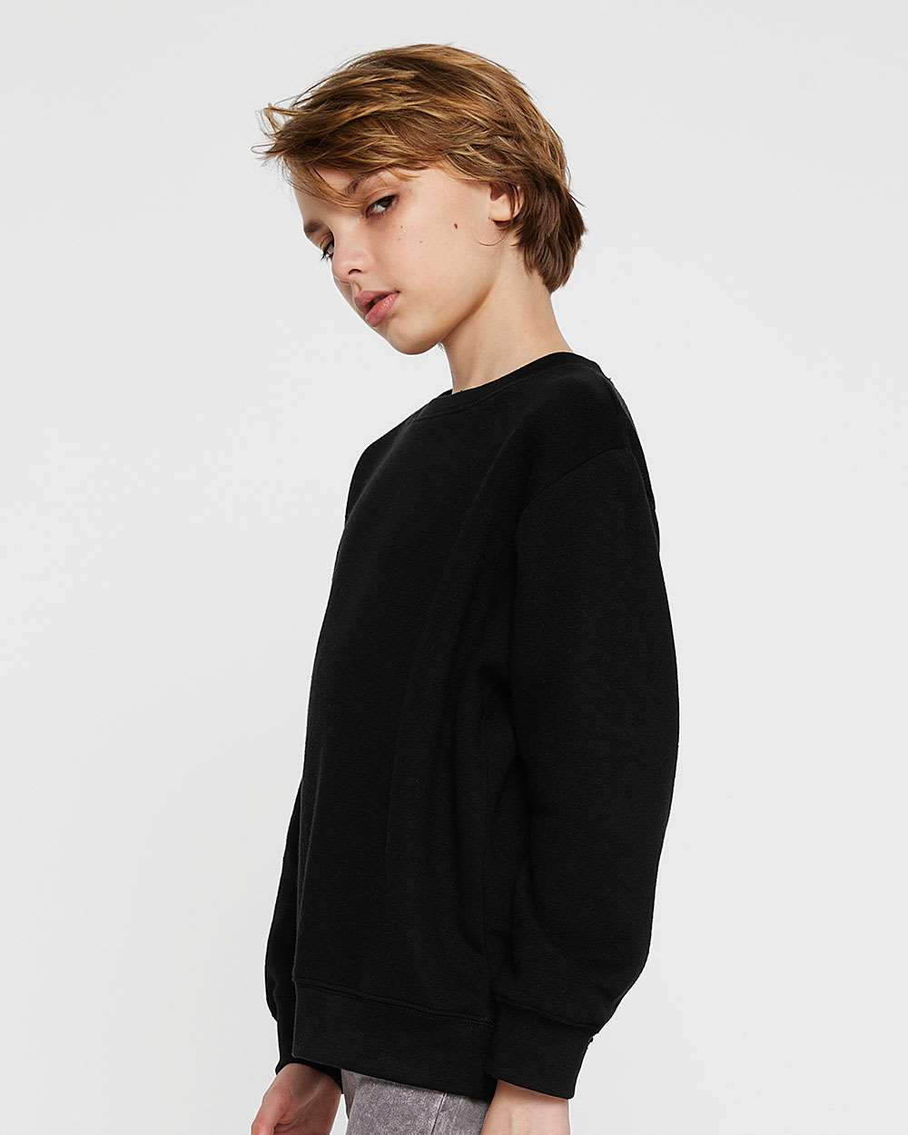 Youth Elevated Fleece Crewneck Sweatshirt