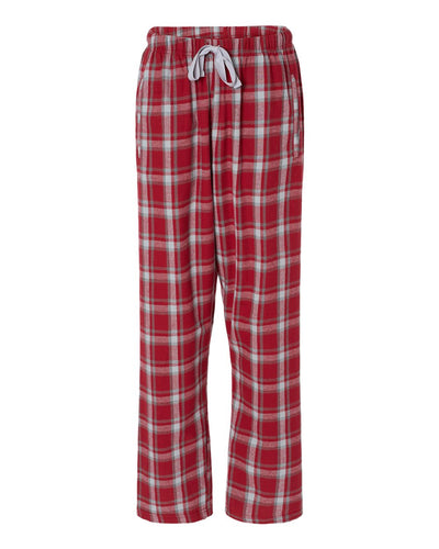 boxercraft Haley Flannel Pant for Women, 100% Cotton Flannel Pant with Side Pockets and Adjustable Drawstring, Heritage Garnet XS