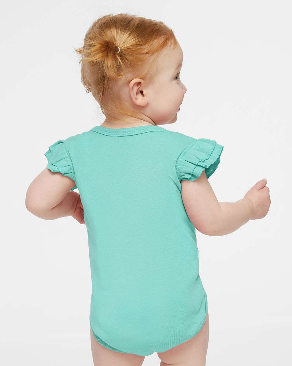Infant Flutter Sleeve Baby Rib Bodysuit
