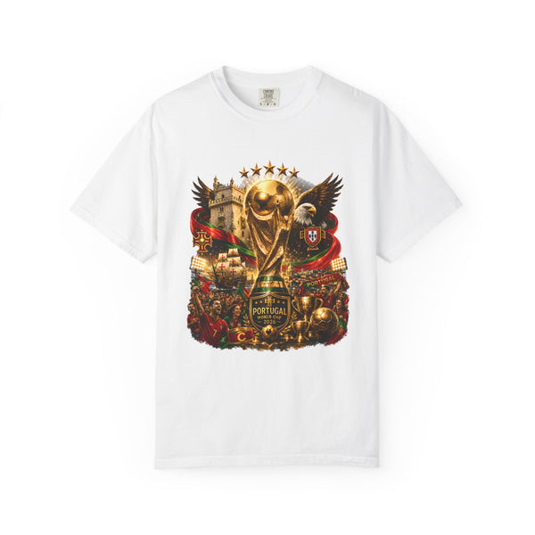 Portugal Football World Cup 2026 'Nação de Campeões' Epic Collage | Premium Graphic Tee