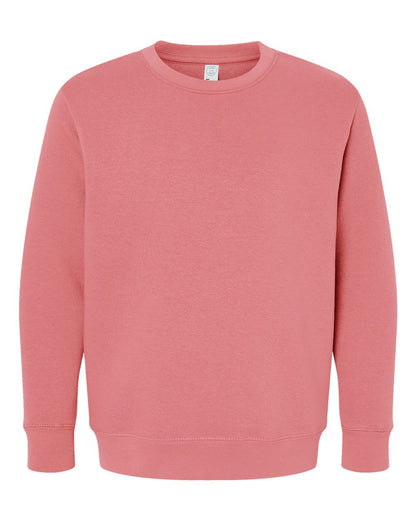 LAT 2225 Youth Elevated Fleece Crewneck Sweatshirt