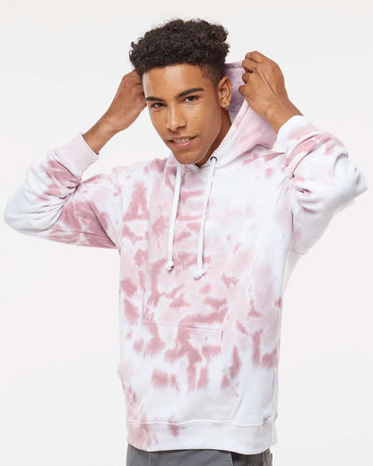 Men's Tie-Dyed Fleece Hooded Sweatshirt