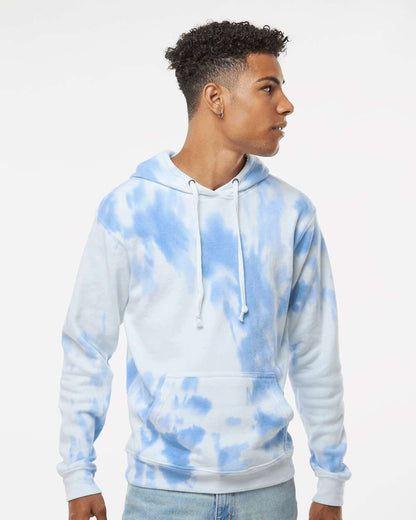 Men's Tie-Dyed Fleece Hooded Sweatshirt