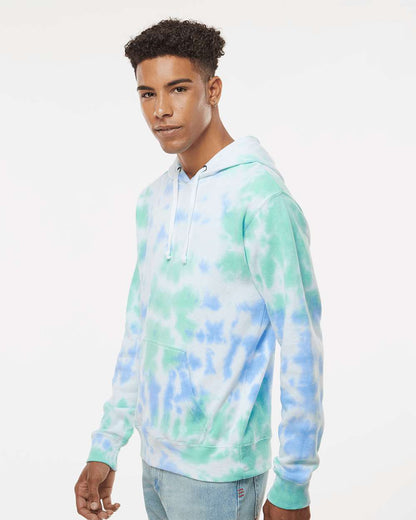 Men's Tie-Dyed Fleece Hooded Sweatshirt