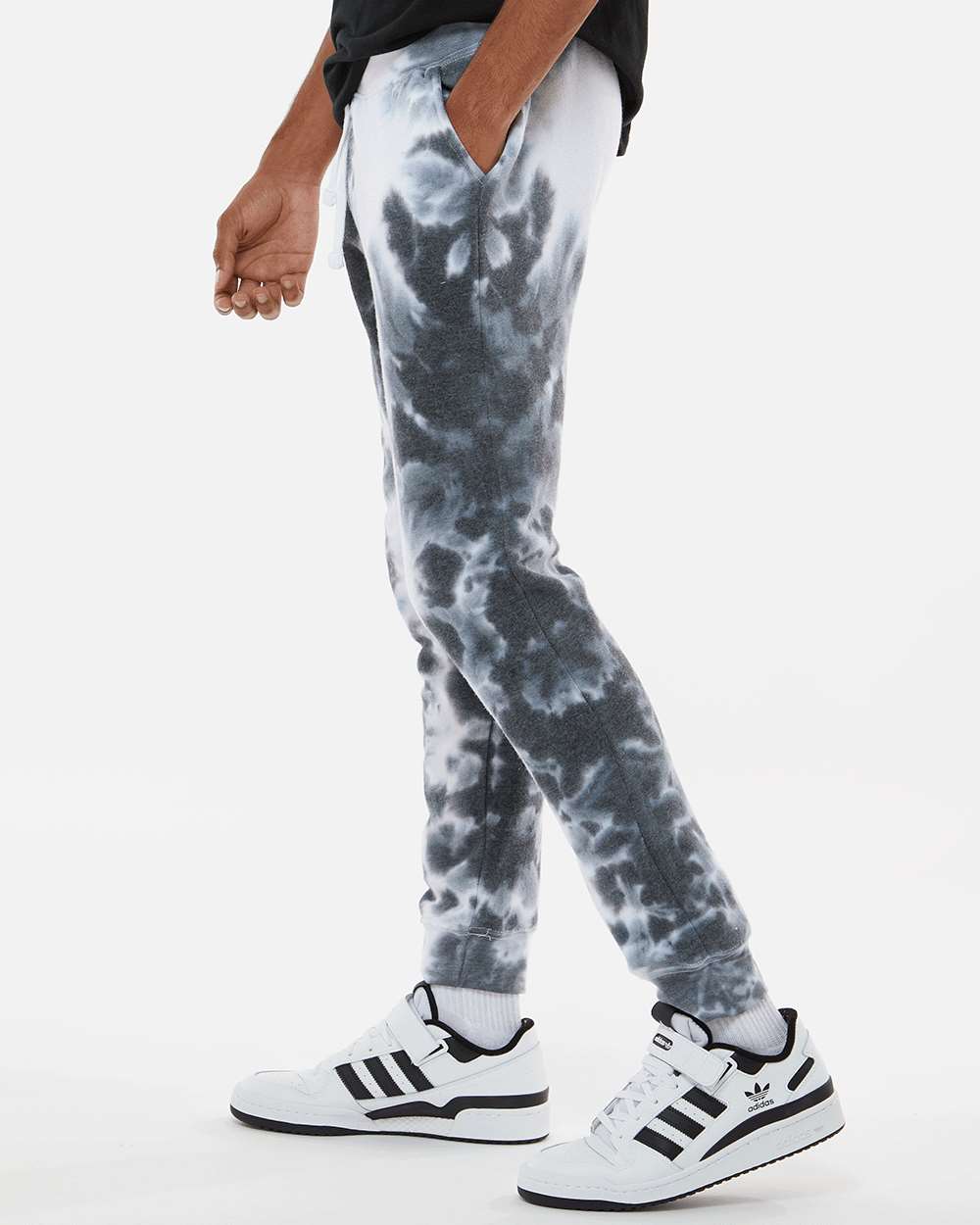 Unisex Tie-Dyed Fleece Joggers