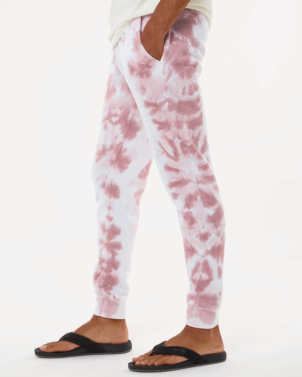 Unisex Tie-Dyed Fleece Joggers