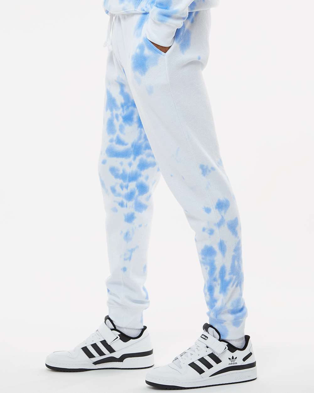 Unisex Tie-Dyed Fleece Joggers