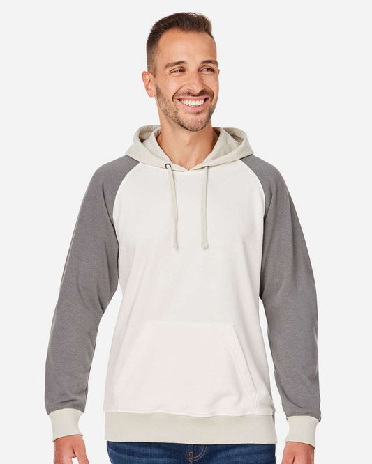 Unisex Vintage Tricolor Hooded Sweatshirt