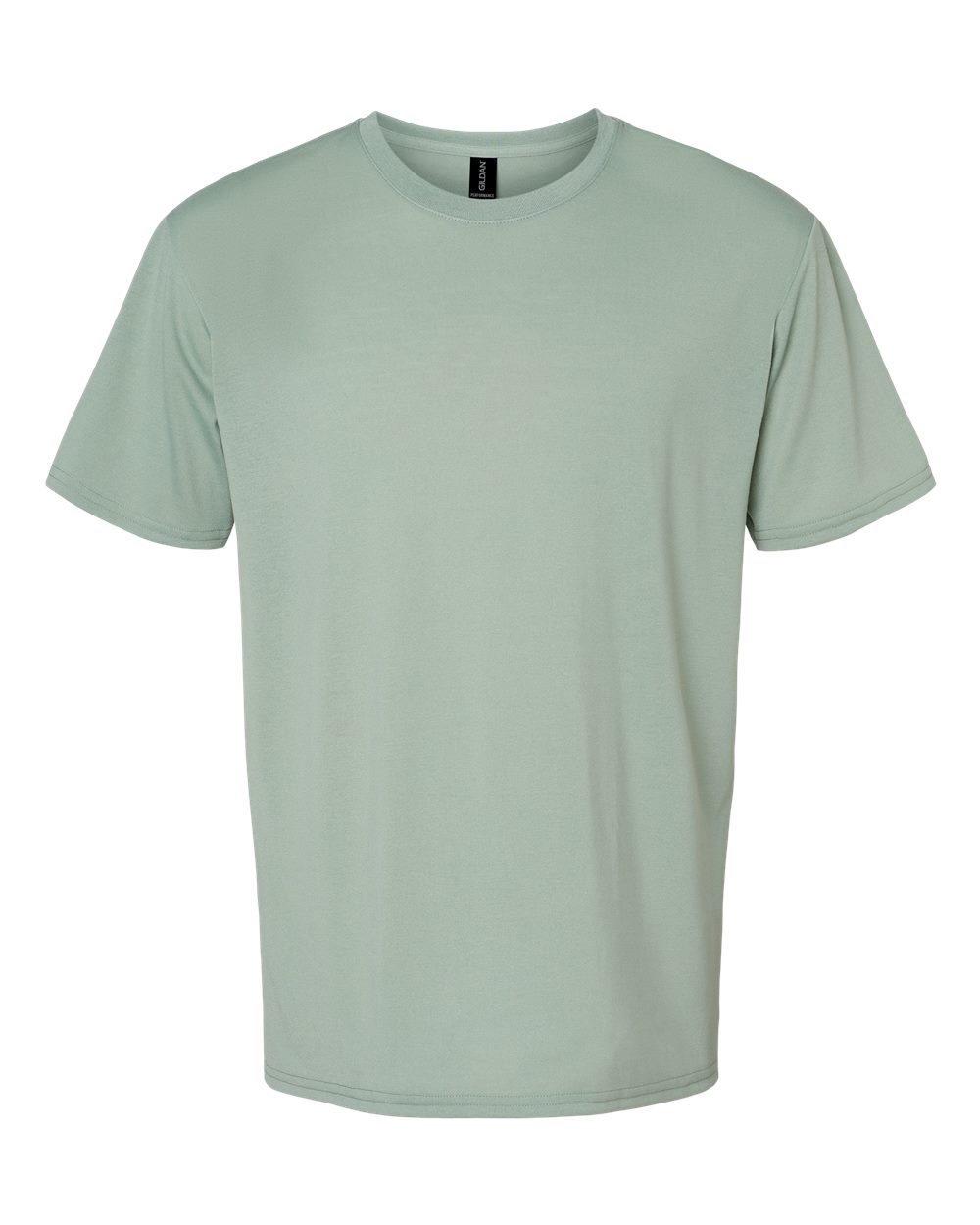 Gildan Men's Moisture Wicking Polyester Performance T-Shirt 2 Pack Sage