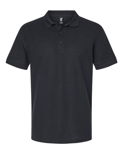 Gildan mens Ultra Cotton 6.5 oz. Pique Polo(G380)-BLACK-XL