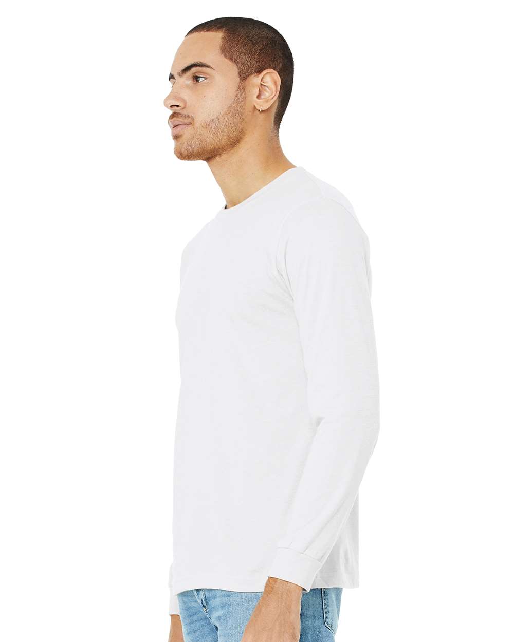 Heather CVC Long Sleeve Tee