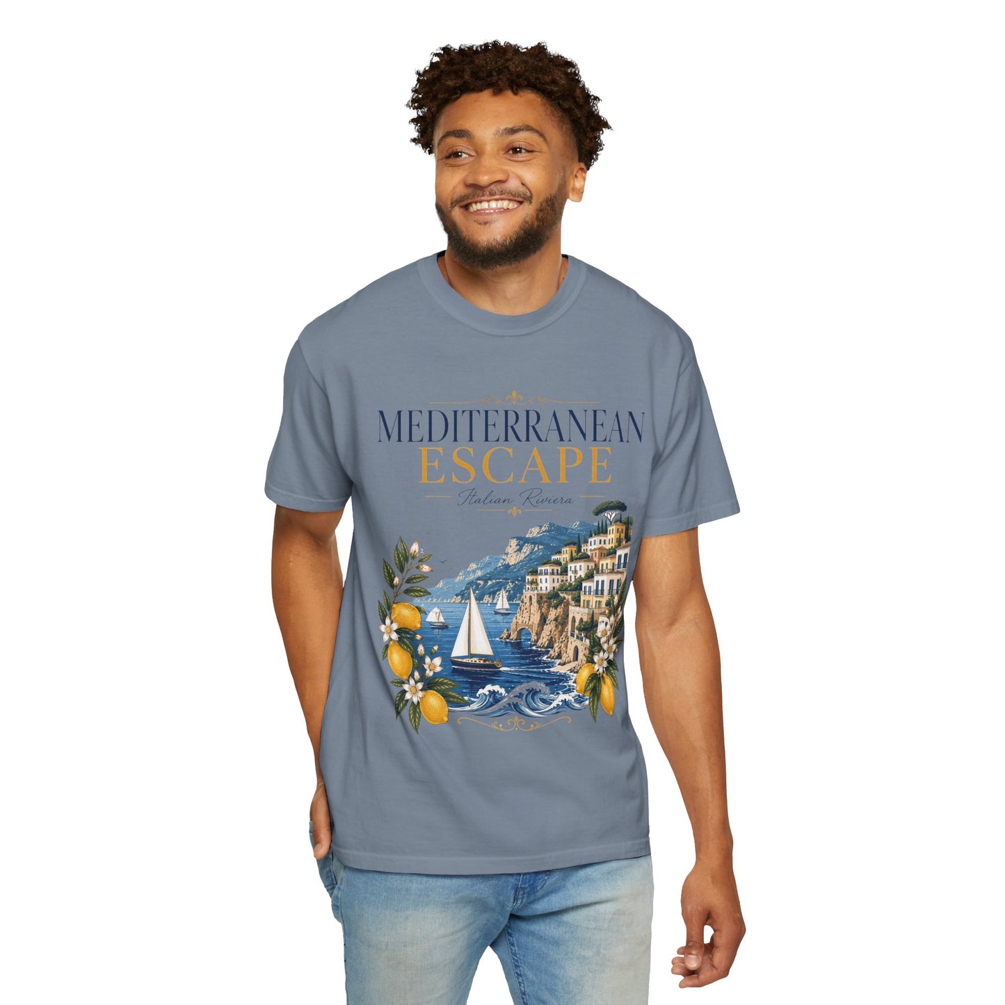 Mediterranean Escape – Italian Riviera | Premium Summer Tee
