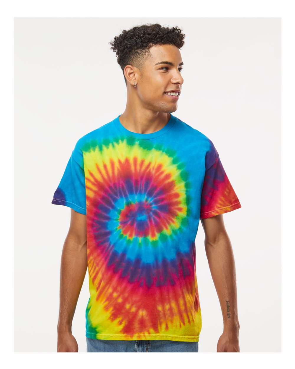 Unisex Multi-Color Tie-Dyed T-Shirt