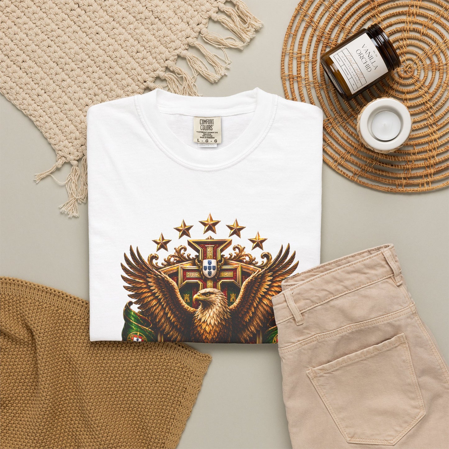 🇵🇹 Portugal Football World Cup 2026 'Cruz de Portugal' Imperial Shield | Premium Graphic Tee
