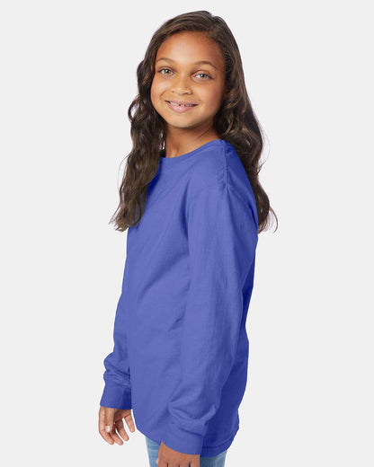 Youth Garment-Dyed Long Sleeve T-Shirt