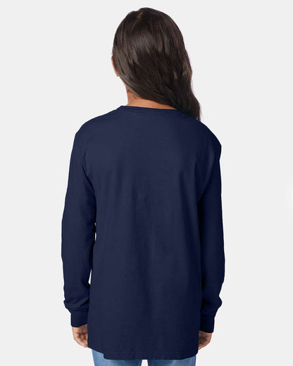 Youth Garment-Dyed Long Sleeve T-Shirt