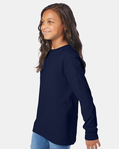Youth Garment-Dyed Long Sleeve T-Shirt