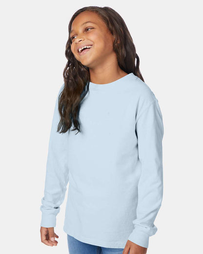 Youth Garment-Dyed Long Sleeve T-Shirt